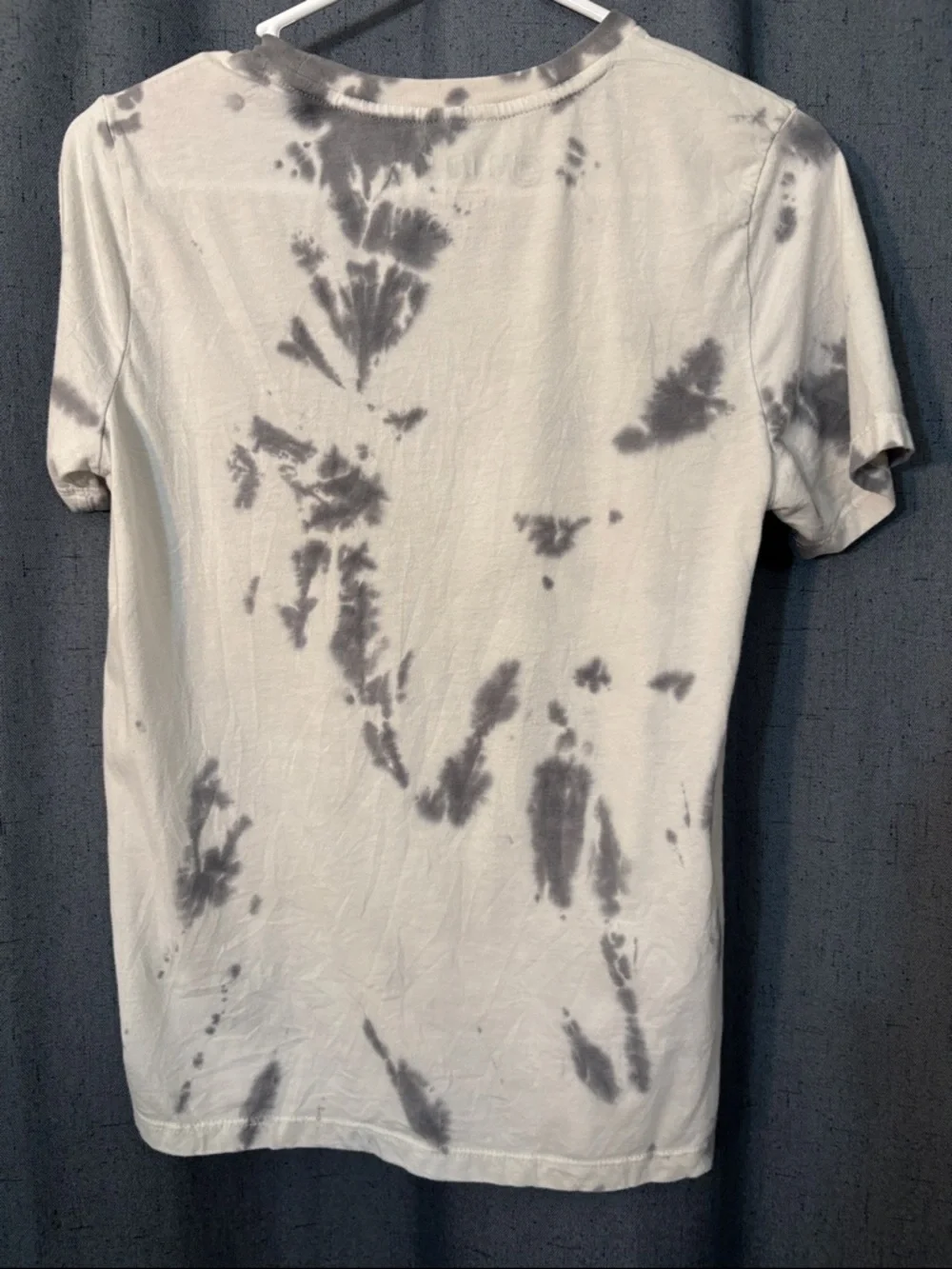 Instant Lunch Tie-Dye Short Sleeve Tee - White & Gray Size LG